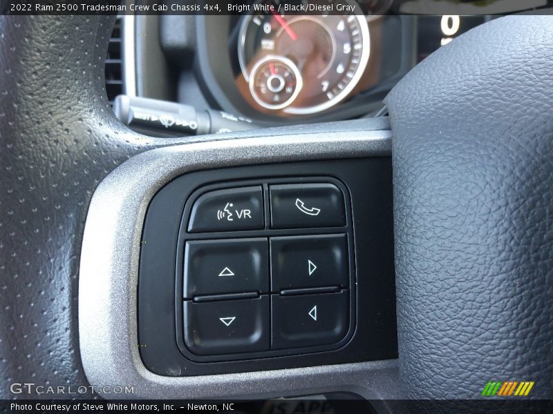 Bright White / Black/Diesel Gray 2022 Ram 2500 Tradesman Crew Cab Chassis 4x4