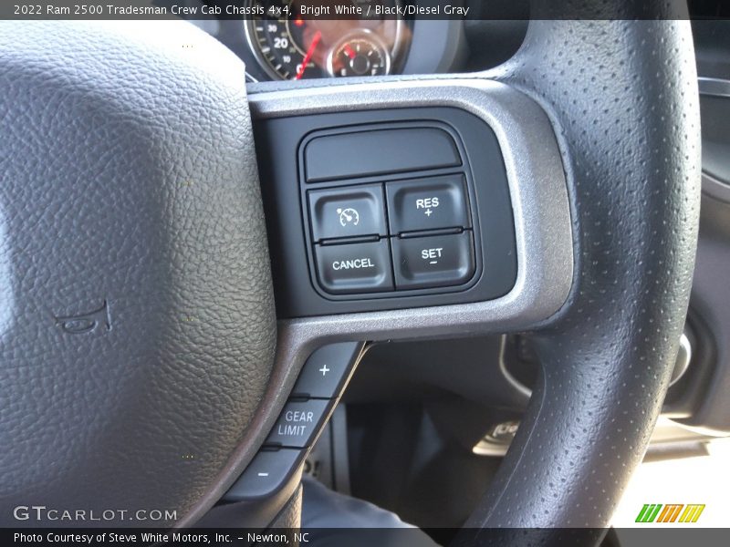 Bright White / Black/Diesel Gray 2022 Ram 2500 Tradesman Crew Cab Chassis 4x4