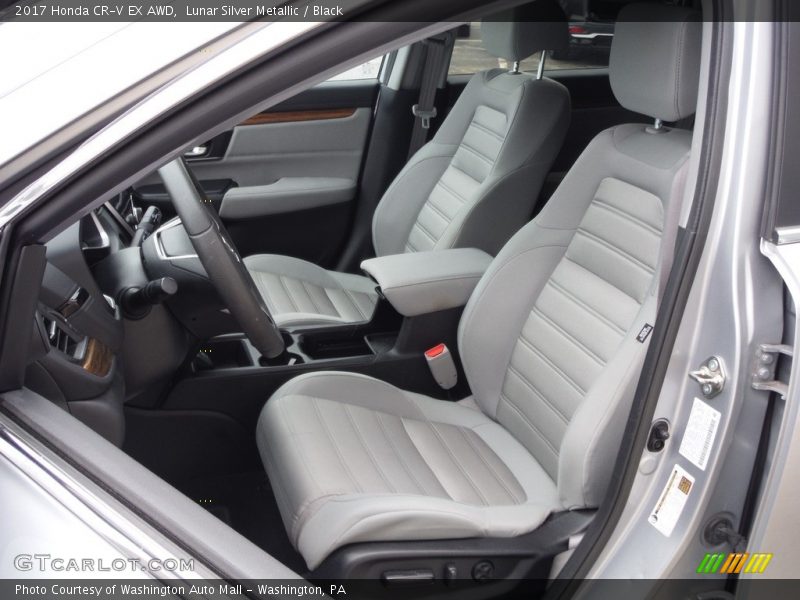 Lunar Silver Metallic / Black 2017 Honda CR-V EX AWD