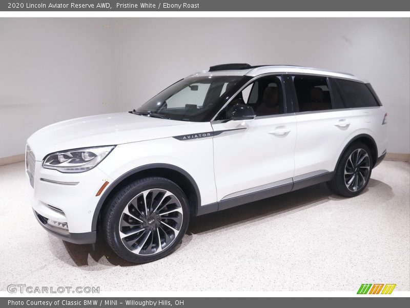 Pristine White / Ebony Roast 2020 Lincoln Aviator Reserve AWD