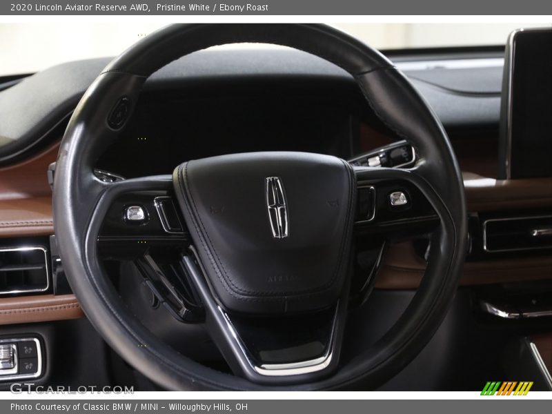 Pristine White / Ebony Roast 2020 Lincoln Aviator Reserve AWD