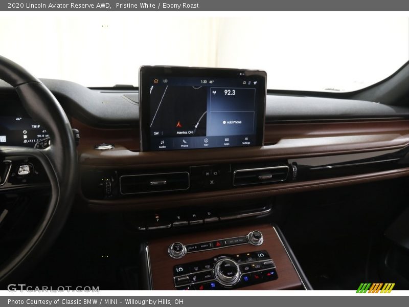 Pristine White / Ebony Roast 2020 Lincoln Aviator Reserve AWD