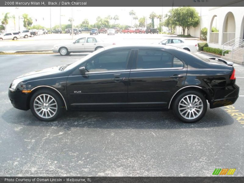 Black / Dark Charcoal 2008 Mercury Milan I4