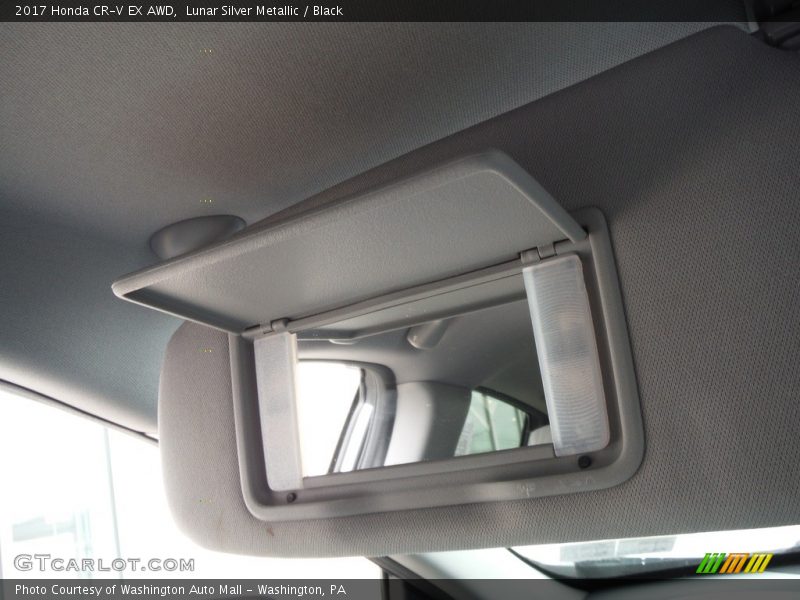 Lunar Silver Metallic / Black 2017 Honda CR-V EX AWD