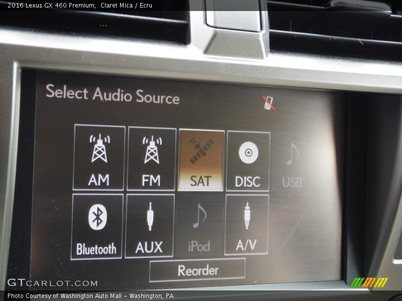 Claret Mica / Ecru 2016 Lexus GX 460 Premium