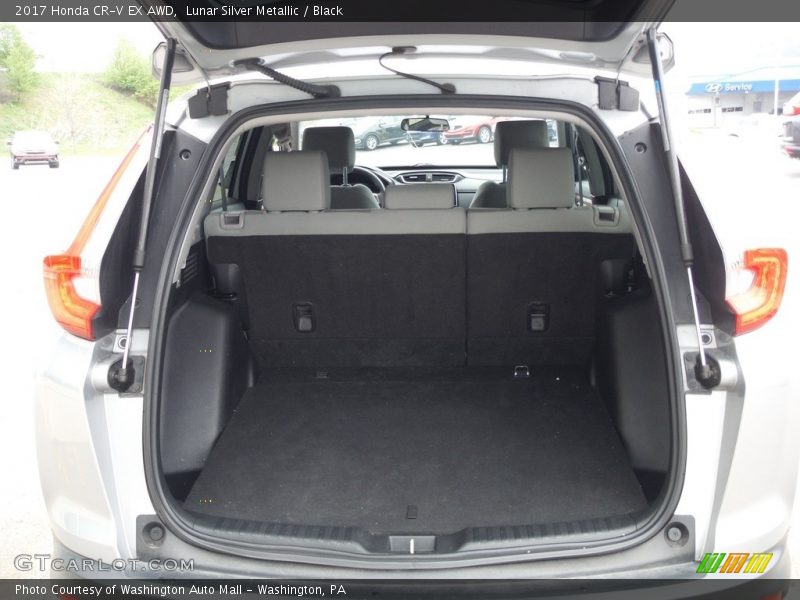 Lunar Silver Metallic / Black 2017 Honda CR-V EX AWD