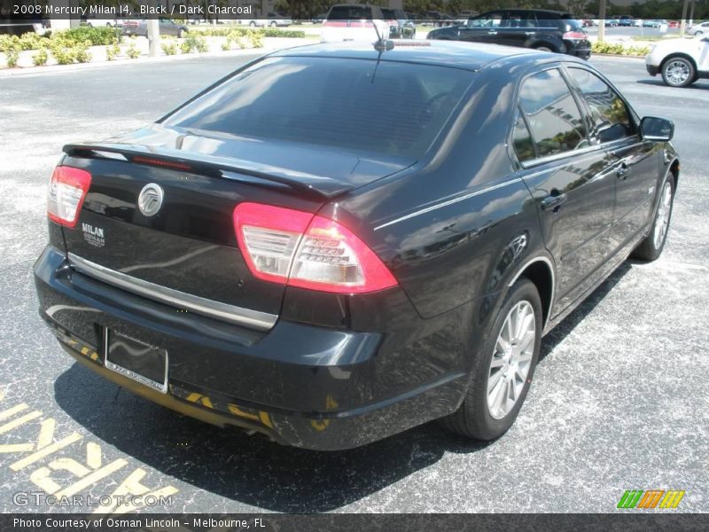 Black / Dark Charcoal 2008 Mercury Milan I4
