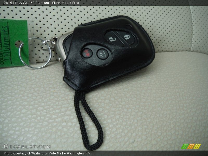 Keys of 2016 GX 460 Premium