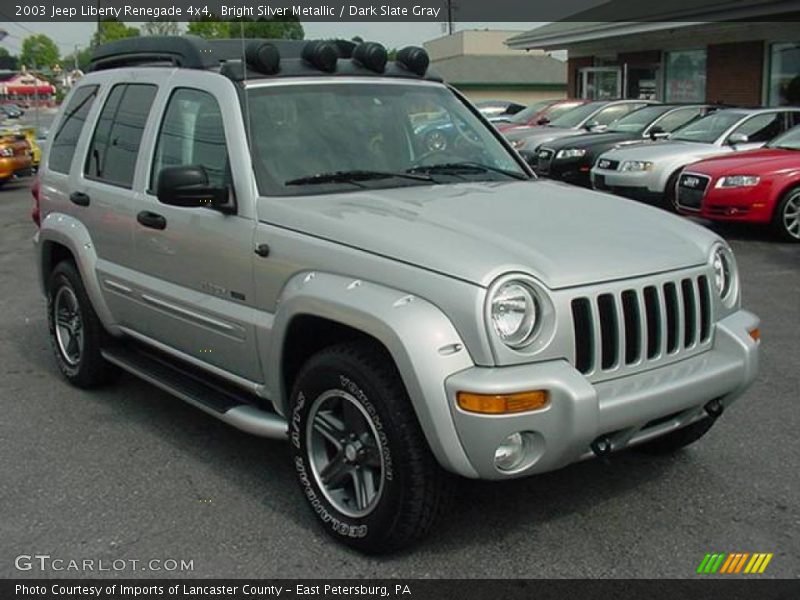 Bright Silver Metallic / Dark Slate Gray 2003 Jeep Liberty Renegade 4x4