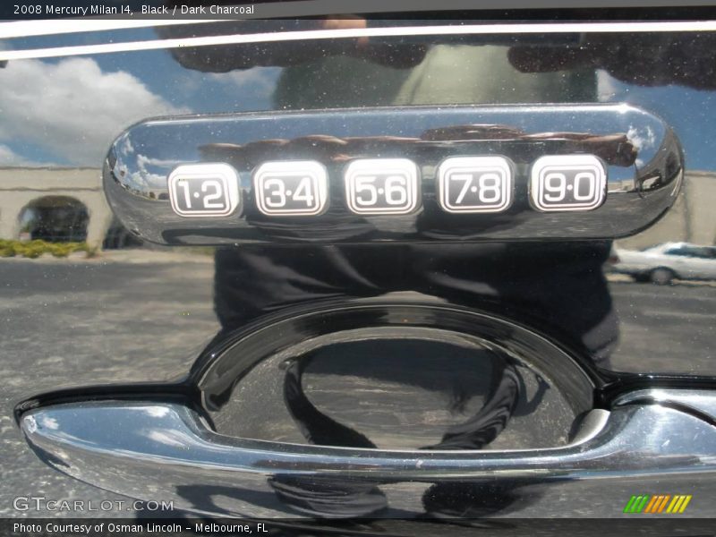 Black / Dark Charcoal 2008 Mercury Milan I4