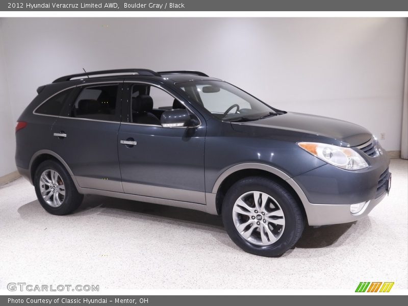 Boulder Gray / Black 2012 Hyundai Veracruz Limited AWD