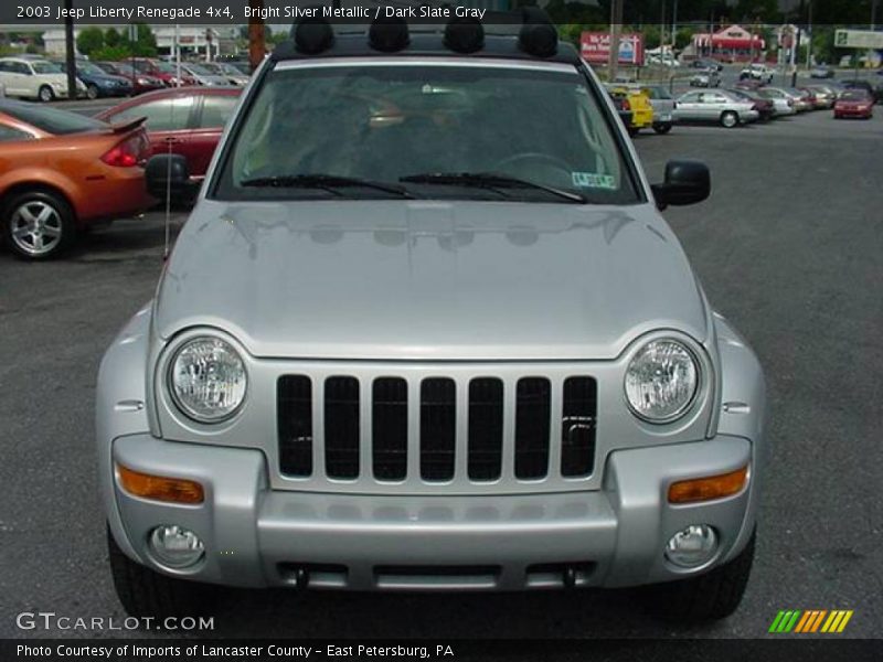 Bright Silver Metallic / Dark Slate Gray 2003 Jeep Liberty Renegade 4x4