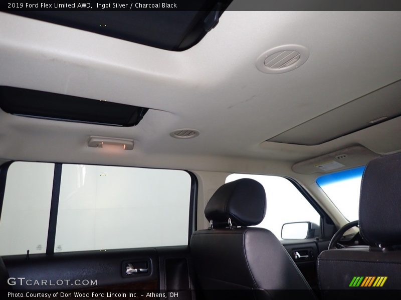 Ingot Silver / Charcoal Black 2019 Ford Flex Limited AWD