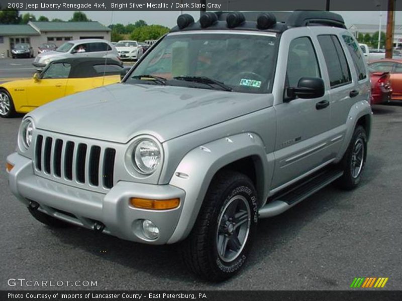 Bright Silver Metallic / Dark Slate Gray 2003 Jeep Liberty Renegade 4x4