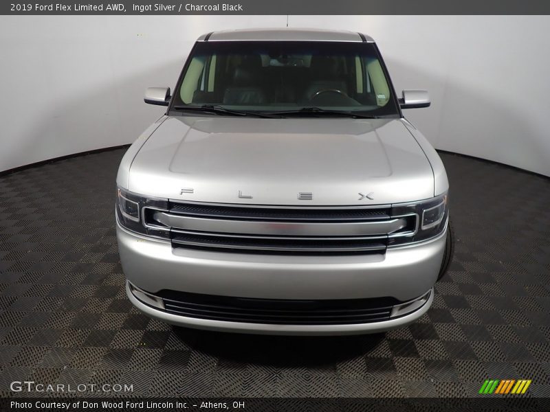 Ingot Silver / Charcoal Black 2019 Ford Flex Limited AWD