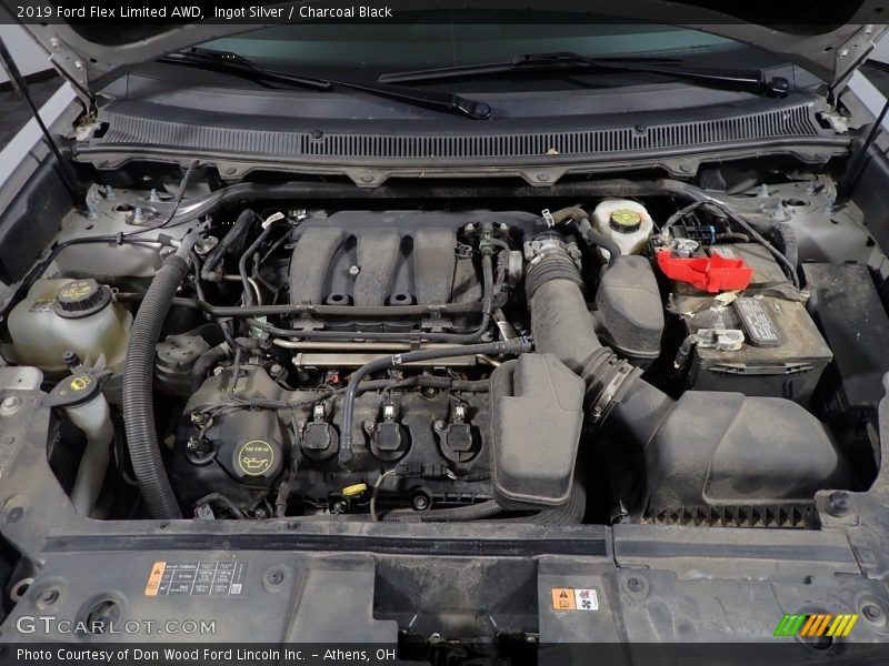 Ingot Silver / Charcoal Black 2019 Ford Flex Limited AWD