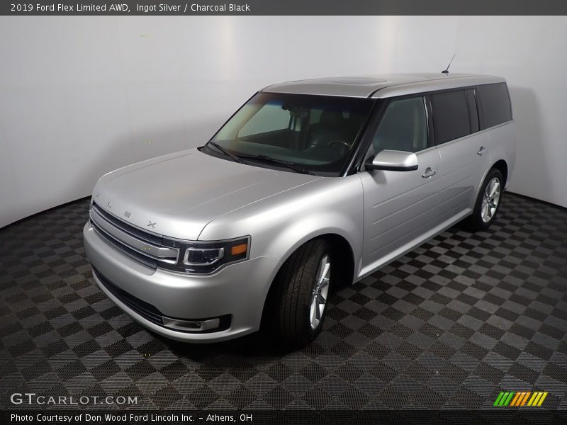 Ingot Silver / Charcoal Black 2019 Ford Flex Limited AWD