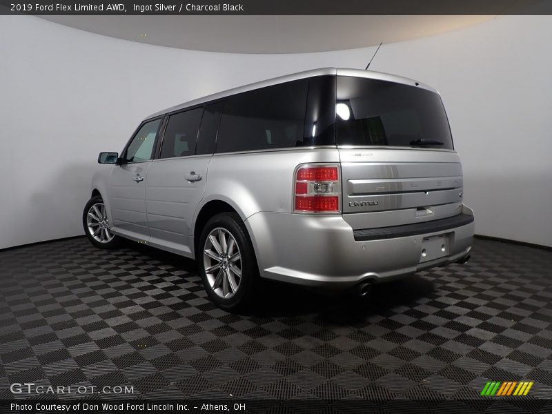 Ingot Silver / Charcoal Black 2019 Ford Flex Limited AWD