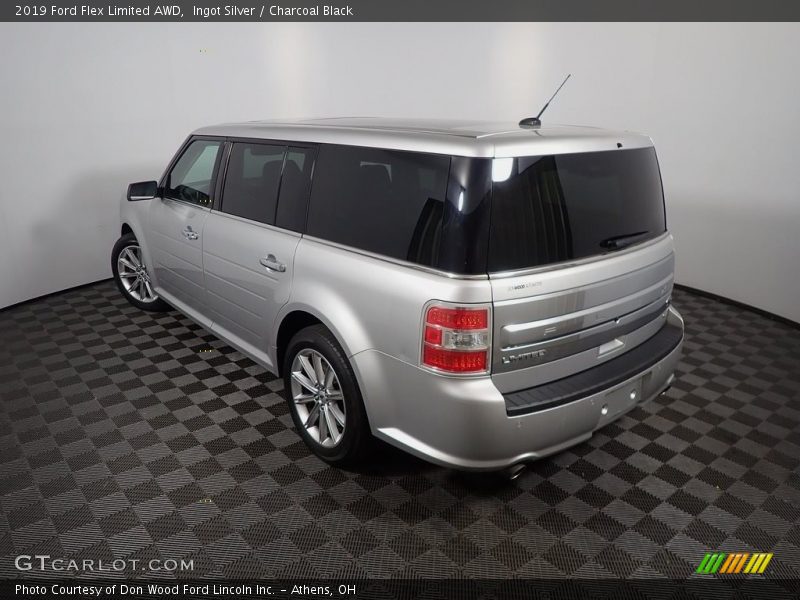 Ingot Silver / Charcoal Black 2019 Ford Flex Limited AWD