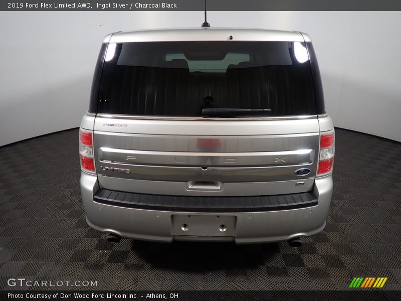 Ingot Silver / Charcoal Black 2019 Ford Flex Limited AWD