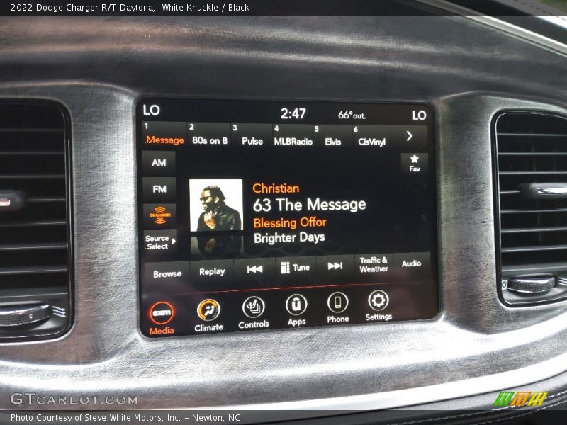Controls of 2022 Charger R/T Daytona