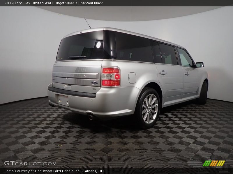 Ingot Silver / Charcoal Black 2019 Ford Flex Limited AWD