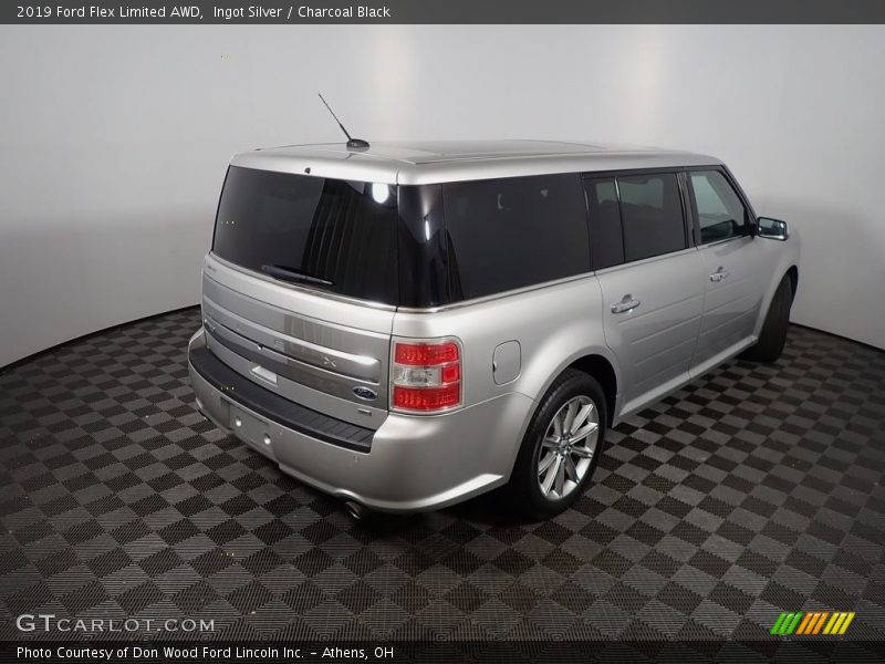 Ingot Silver / Charcoal Black 2019 Ford Flex Limited AWD