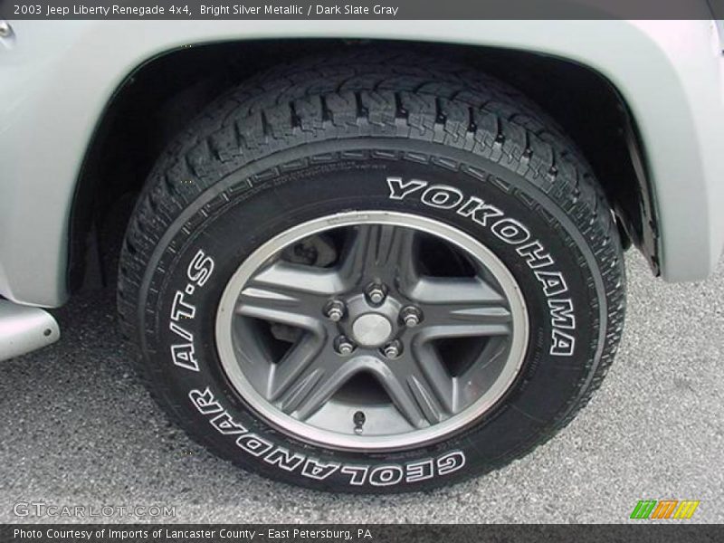 Bright Silver Metallic / Dark Slate Gray 2003 Jeep Liberty Renegade 4x4