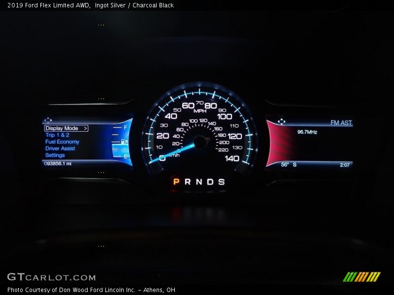 Ingot Silver / Charcoal Black 2019 Ford Flex Limited AWD