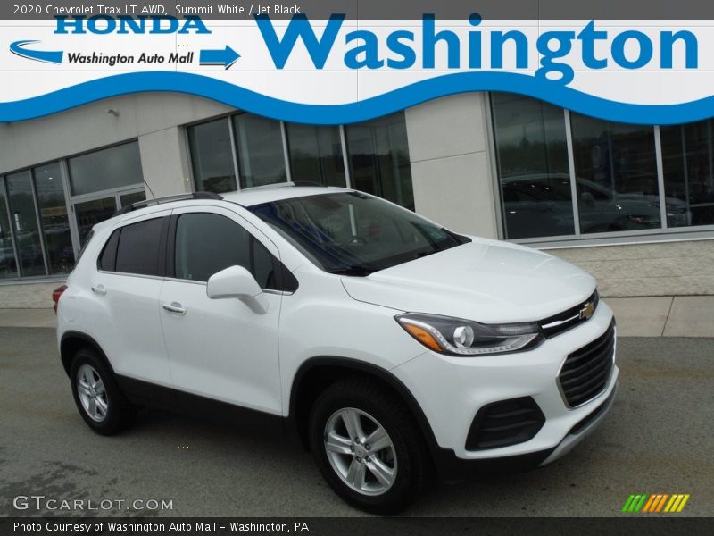 Summit White / Jet Black 2020 Chevrolet Trax LT AWD