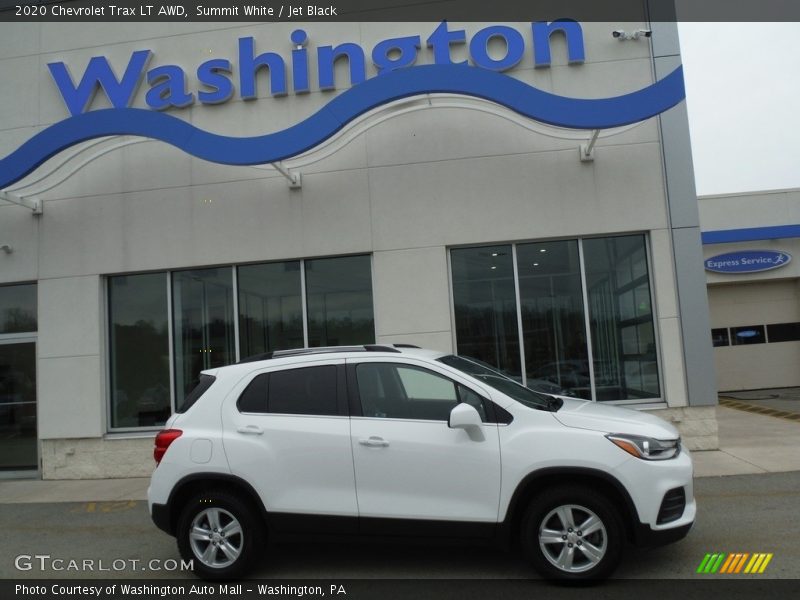 Summit White / Jet Black 2020 Chevrolet Trax LT AWD