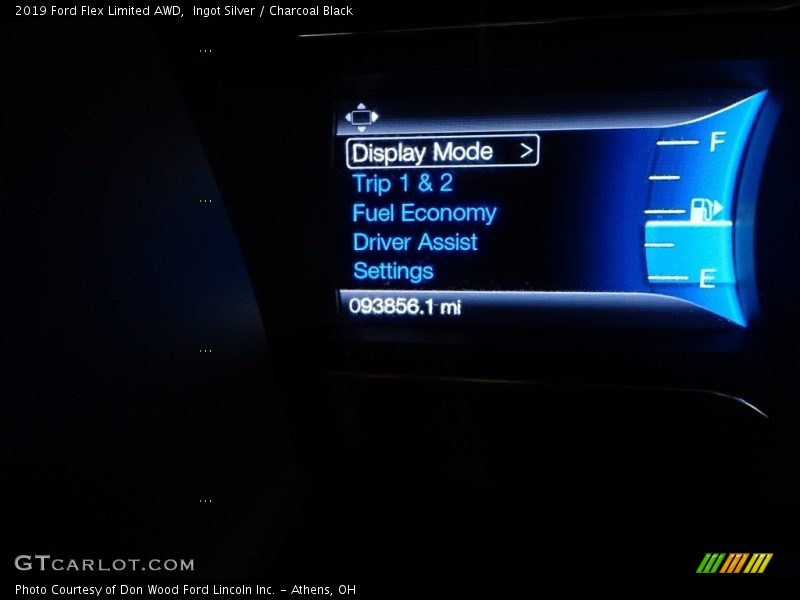 Ingot Silver / Charcoal Black 2019 Ford Flex Limited AWD