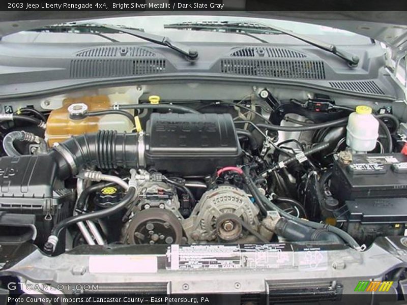 Bright Silver Metallic / Dark Slate Gray 2003 Jeep Liberty Renegade 4x4