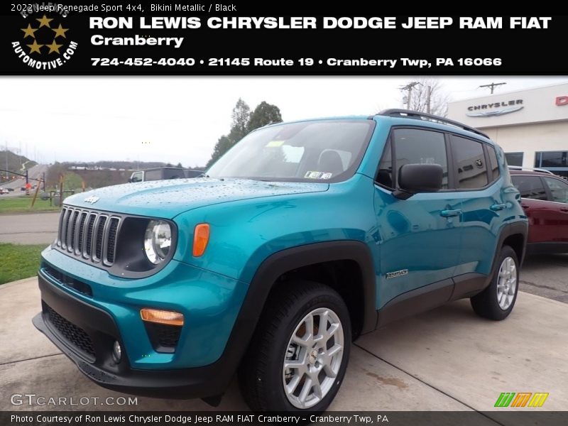 Bikini Metallic / Black 2022 Jeep Renegade Sport 4x4