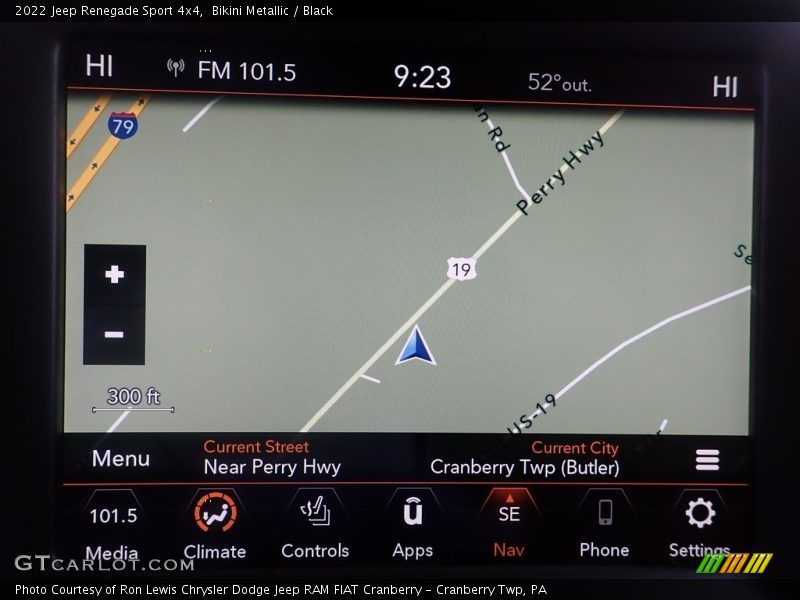 Bikini Metallic / Black 2022 Jeep Renegade Sport 4x4