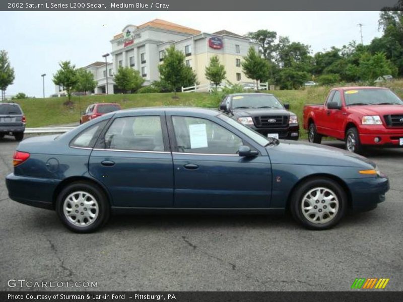 Medium Blue / Gray 2002 Saturn L Series L200 Sedan