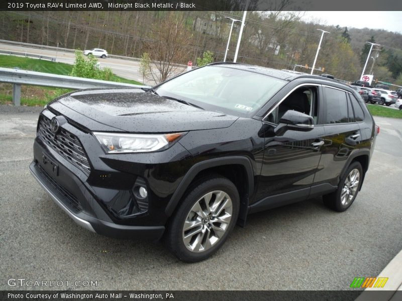 Midnight Black Metallic / Black 2019 Toyota RAV4 Limited AWD