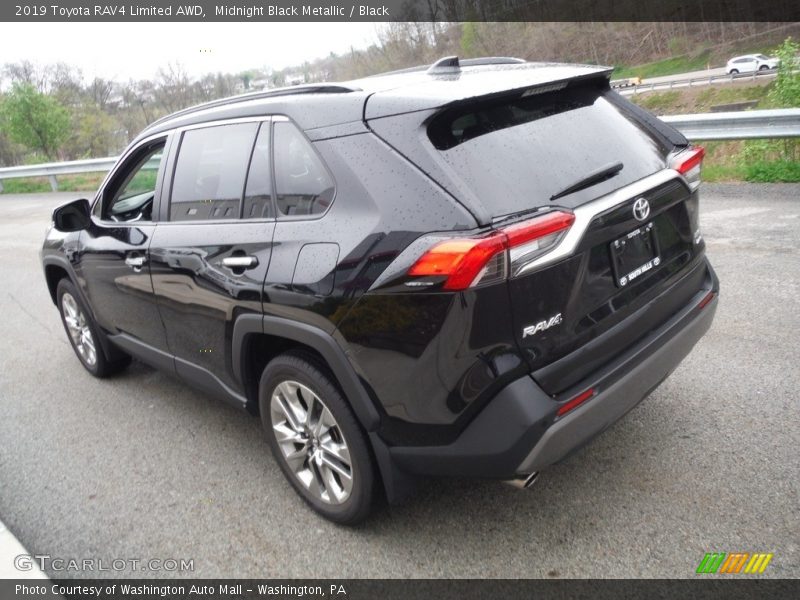 Midnight Black Metallic / Black 2019 Toyota RAV4 Limited AWD