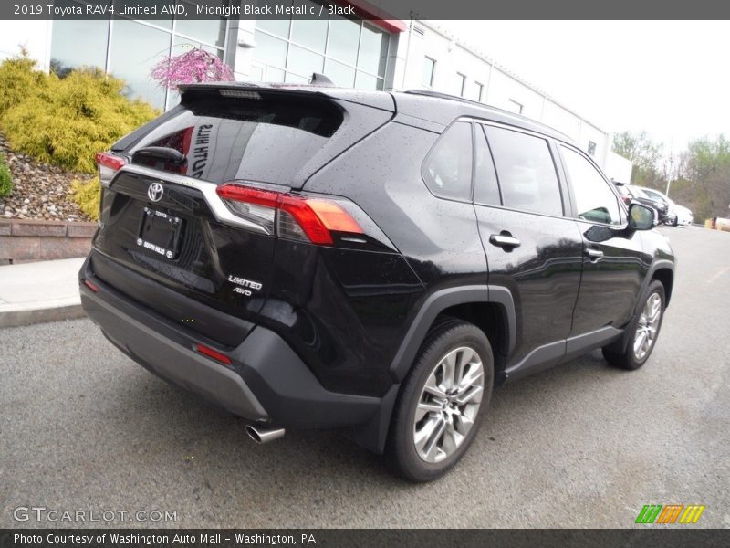 Midnight Black Metallic / Black 2019 Toyota RAV4 Limited AWD