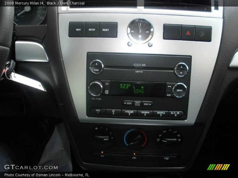 Black / Dark Charcoal 2008 Mercury Milan I4