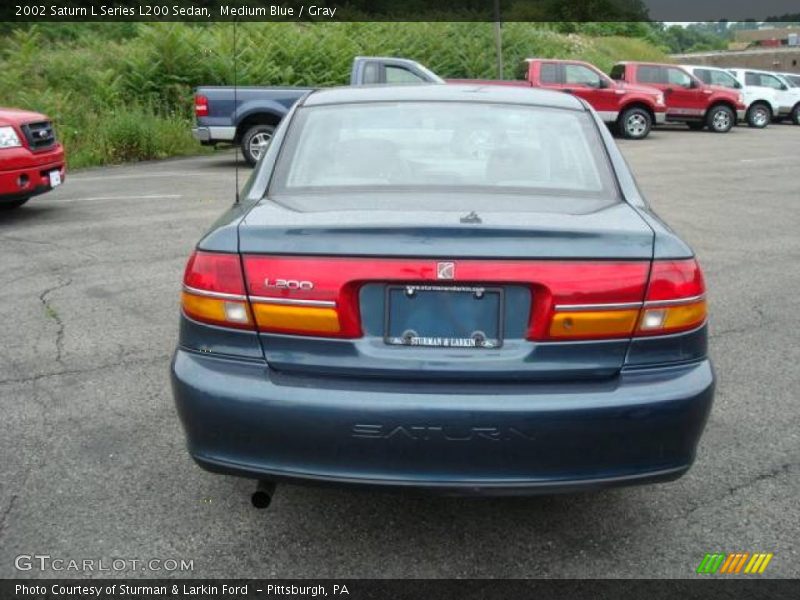 Medium Blue / Gray 2002 Saturn L Series L200 Sedan