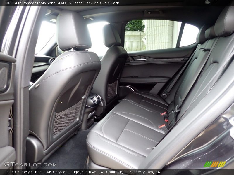 Rear Seat of 2022 Stelvio Sprint AWD