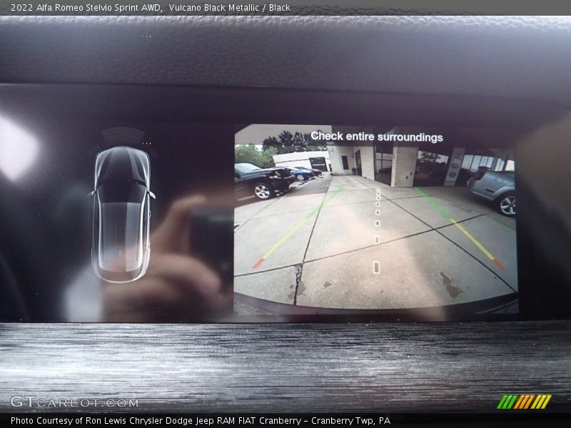 Vulcano Black Metallic / Black 2022 Alfa Romeo Stelvio Sprint AWD