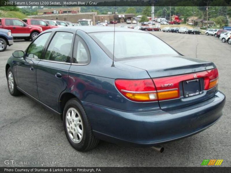 Medium Blue / Gray 2002 Saturn L Series L200 Sedan