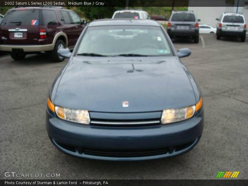 Medium Blue / Gray 2002 Saturn L Series L200 Sedan