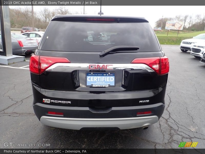 Ebony Twilight Metallic / Jet Black 2019 GMC Acadia SLE AWD