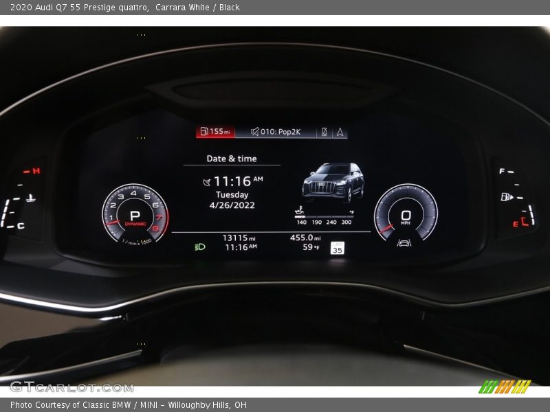  2020 Q7 55 Prestige quattro 55 Prestige quattro Gauges