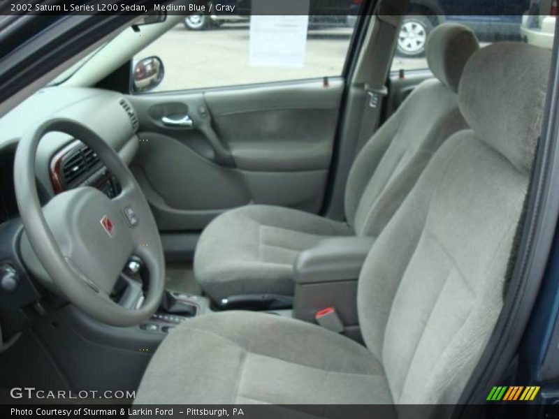 Medium Blue / Gray 2002 Saturn L Series L200 Sedan