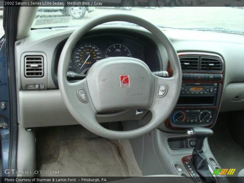 Medium Blue / Gray 2002 Saturn L Series L200 Sedan