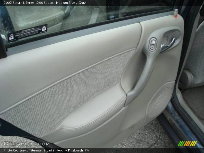 Medium Blue / Gray 2002 Saturn L Series L200 Sedan